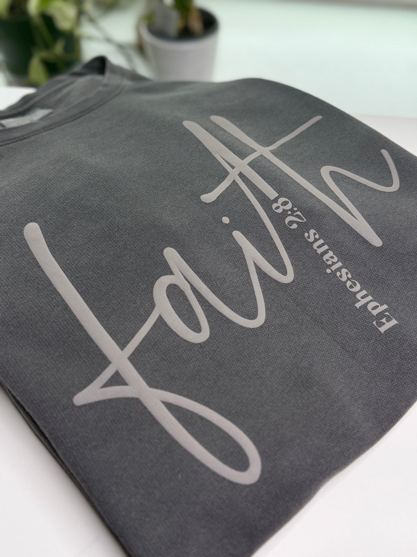 “Faith” Ephesians 2:8 Crewneck Sweatshirt
