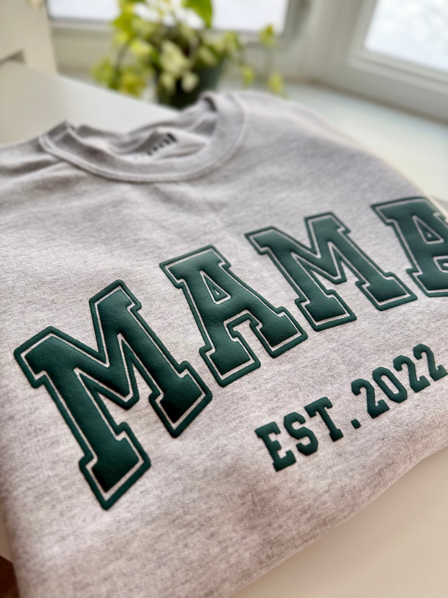 Varsity “MAMA” Crewneck - Customization Available
