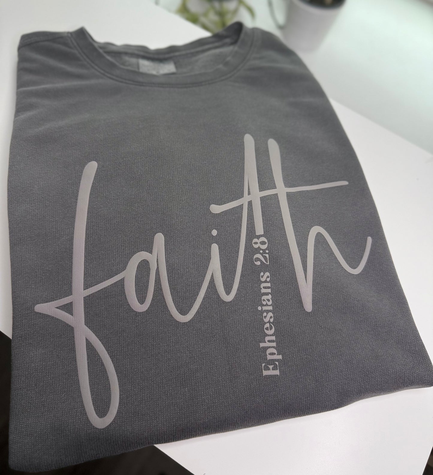“Faith” Ephesians 2:8 Crewneck Sweatshirt
